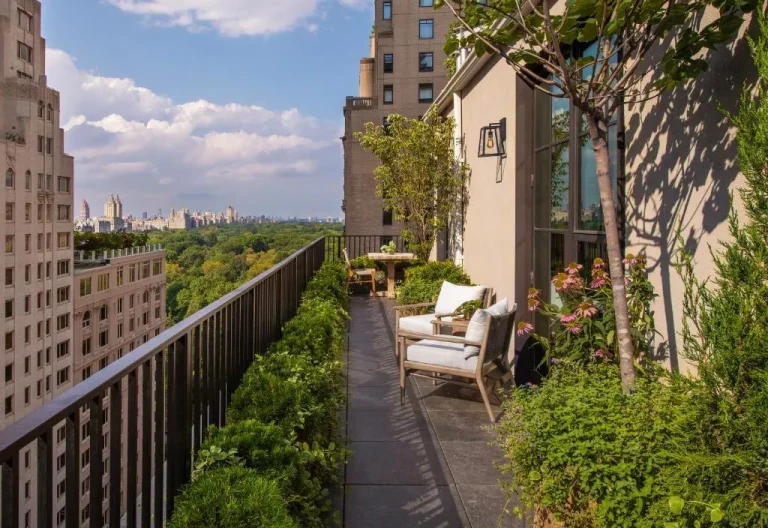 Rooftop terrace with stunning views at 1 Hotel Central Park