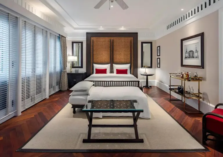 Gemütliches Suiteninterieur im 137 Pillars House