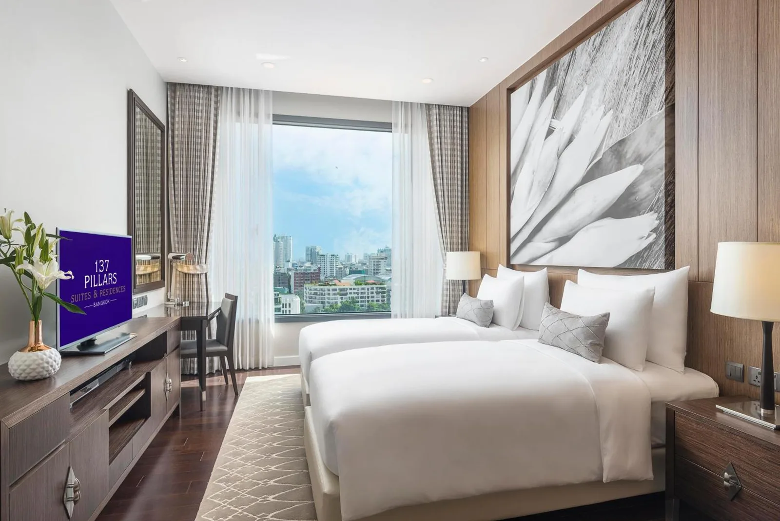 Zweibettzimmer im 137 Pillars Residences Bangkok