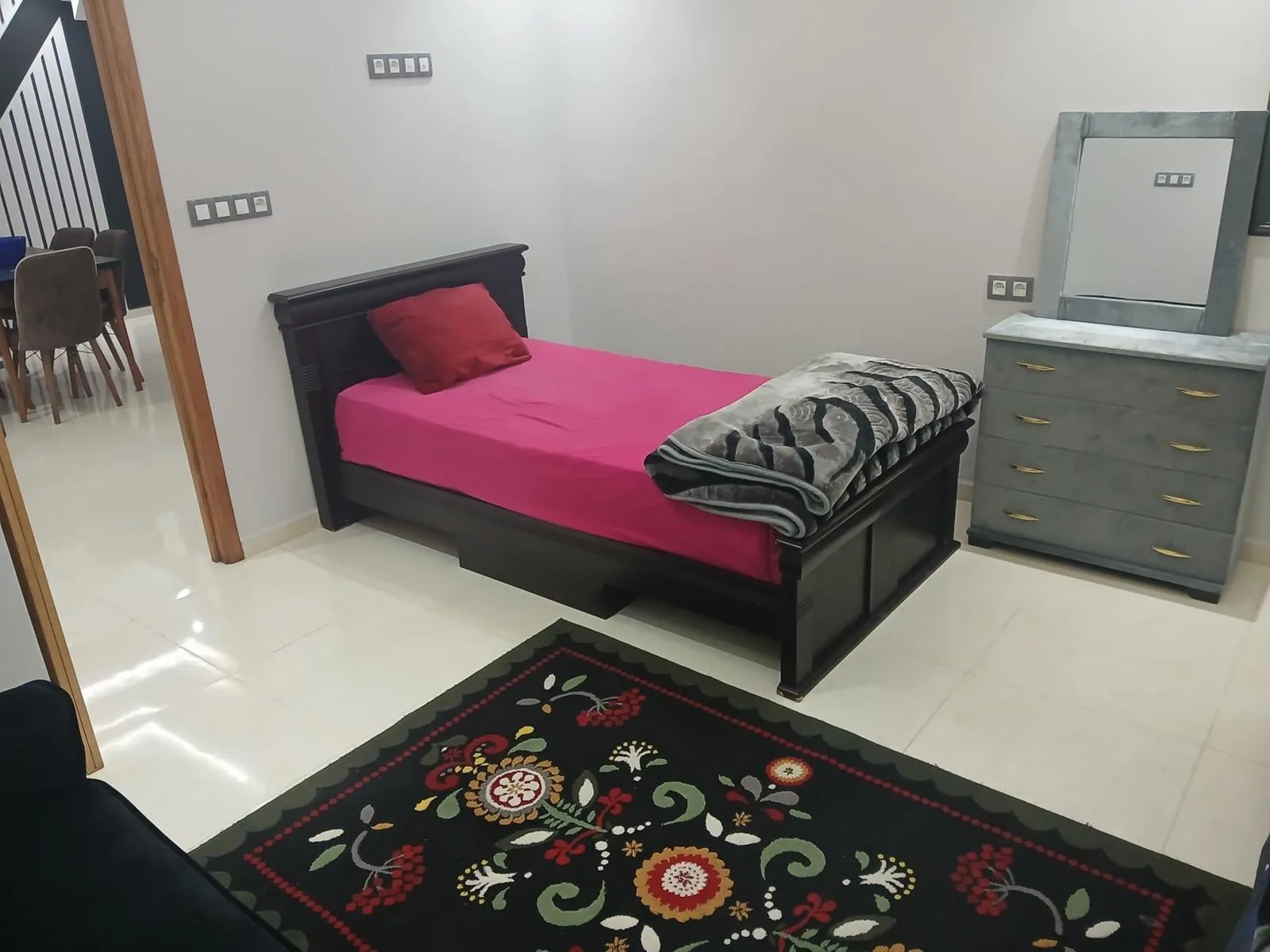 Single bed arrangement at تجزئة الفتح 925 خريبكة 2 hotel