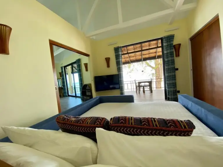 Innenansicht einer Villa in den Absolute Beachfront Villas, Koh Phangan