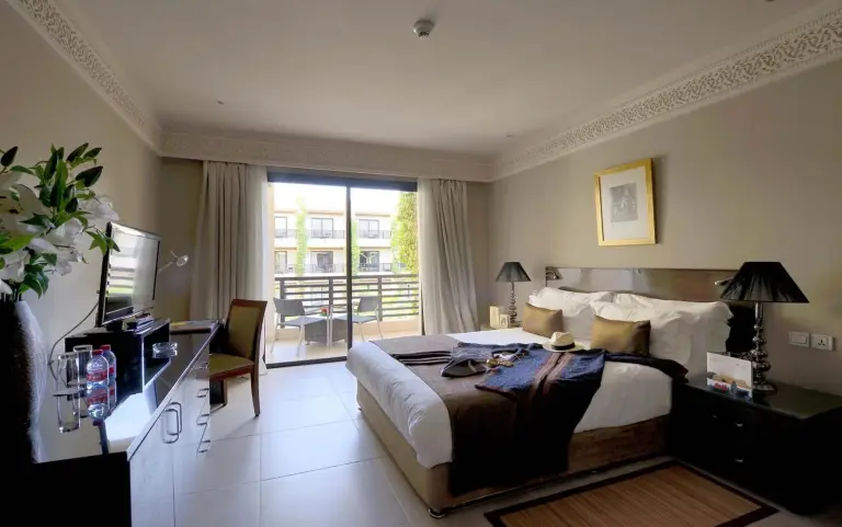 Double bedroom at Adam Park Marrakech Hotel & Spa