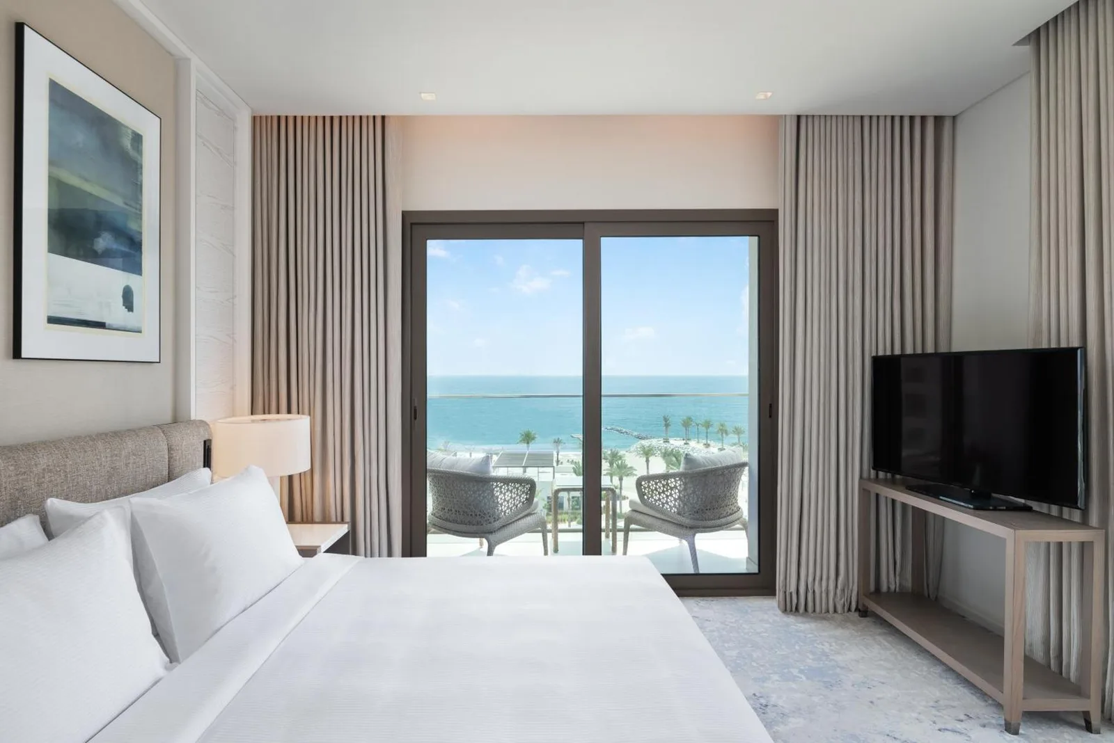 Room with balcony view at Address Beach Resort Fujairah