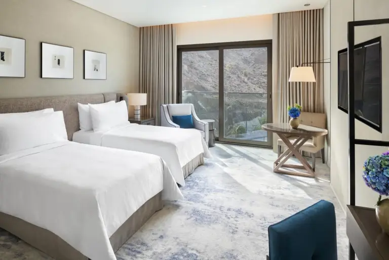 Twin bed room in Address Beach Resort Fujairah