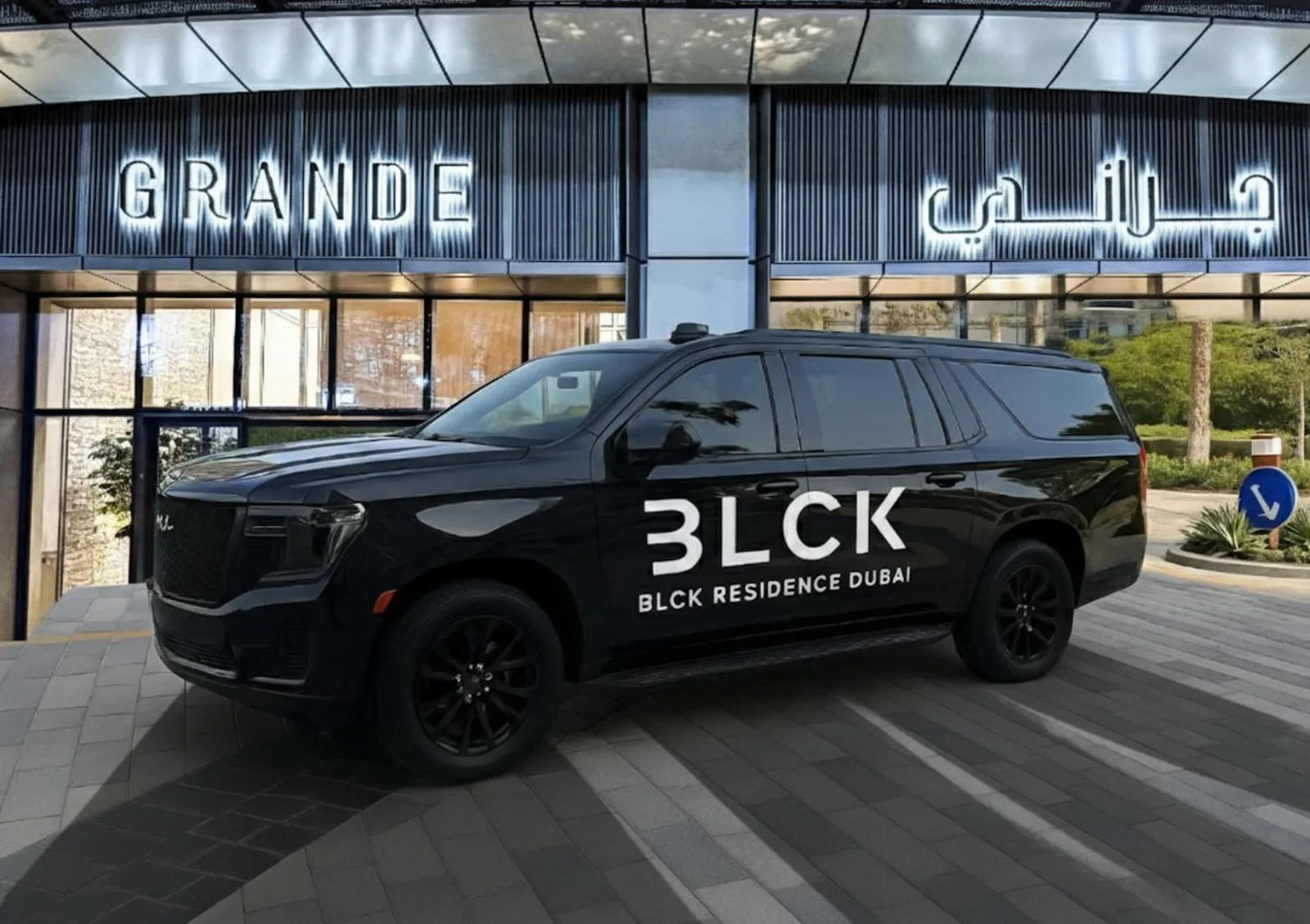 VIP shuttle outside ADDRESS BEACH RESORT