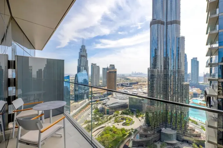 Balcony view from Address Opera Residences