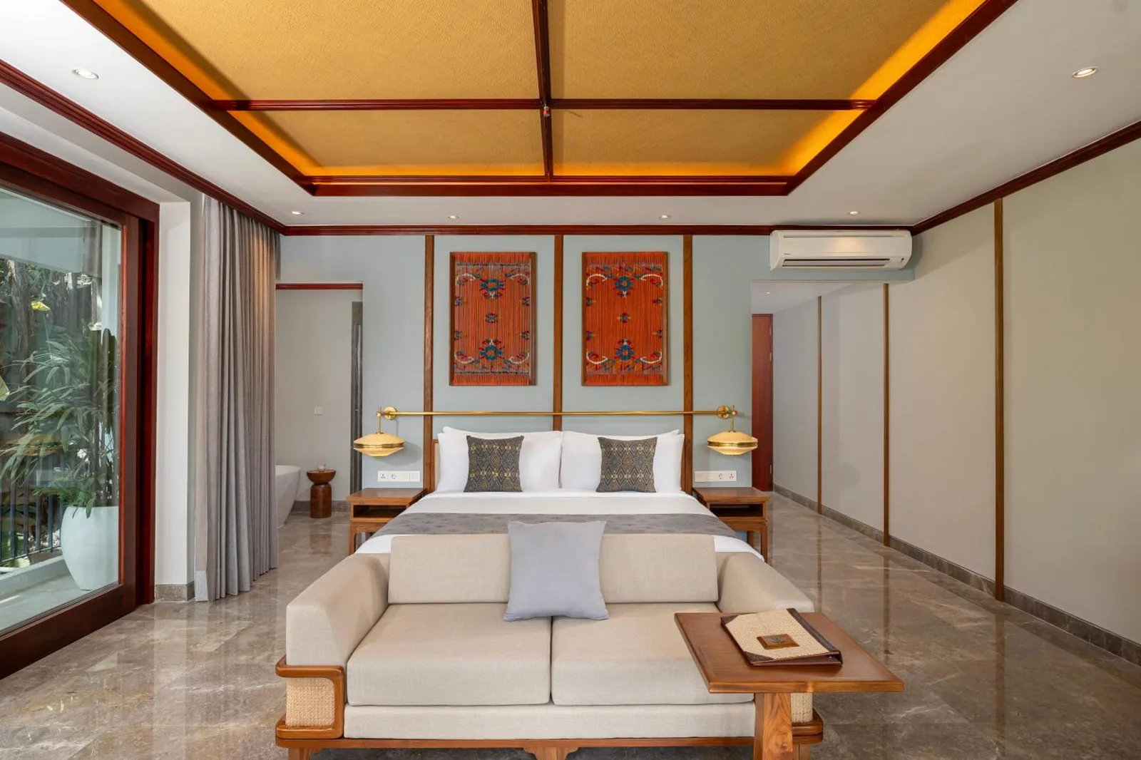 Contemporary suite at Adiwana Alas Harum in Ubud