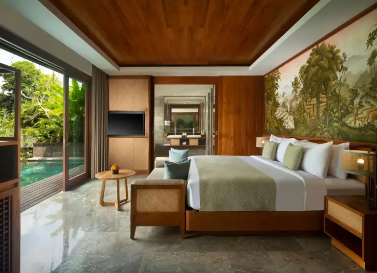 Zimmer mit Poolzugang im Adiwana Suweta, Ubud