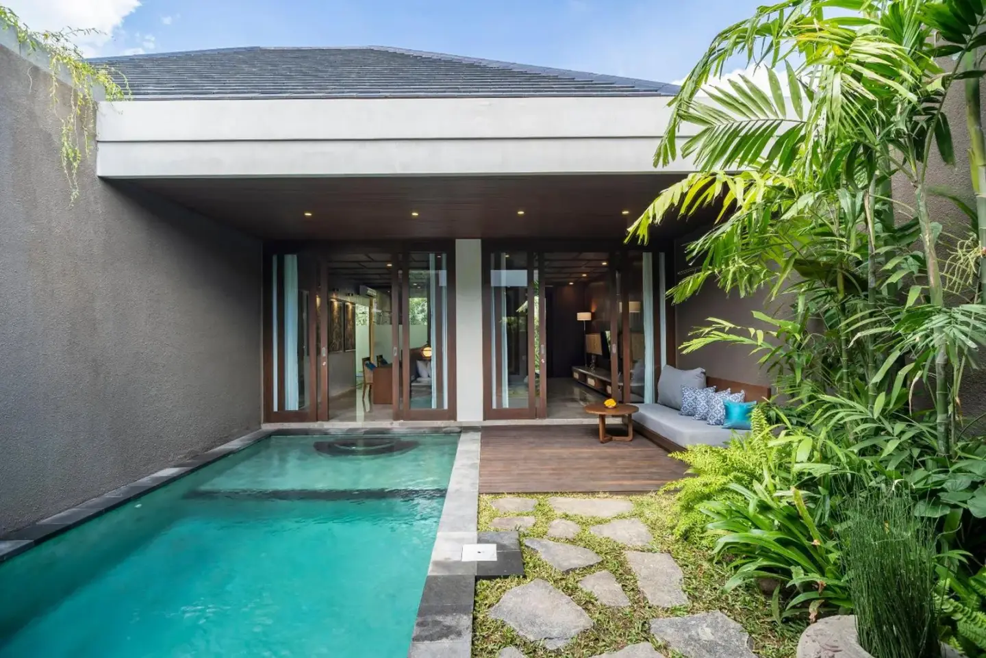 Espace piscine privée à Adiwana Unagi Suites à Ubud