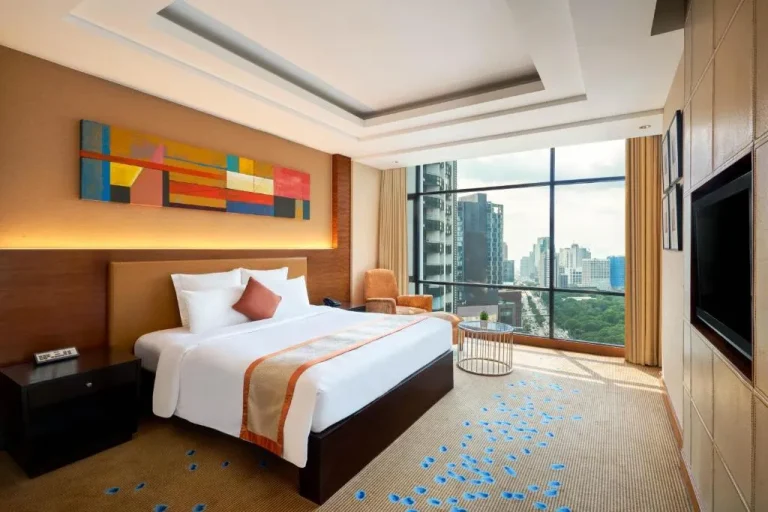 Elegant suite at AETAS Lumpini in Bangkok