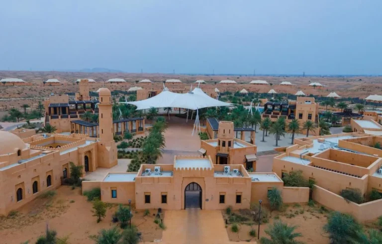 Al Badayer Retreat atemberaubende Architektur in der Wüste von Sharjah