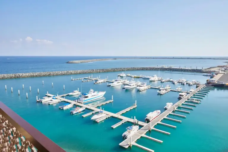 View of the marina from Al Bahar Hotel & Resort