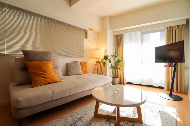 Living space at Al Di La 四谷 in Tokyo