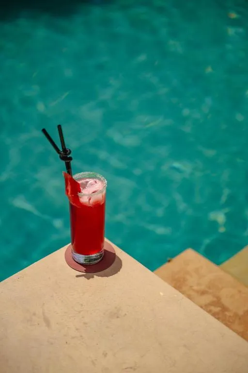 Refreshing cocktail at Al Maaden Villa Hotel & Spa, Marrakech