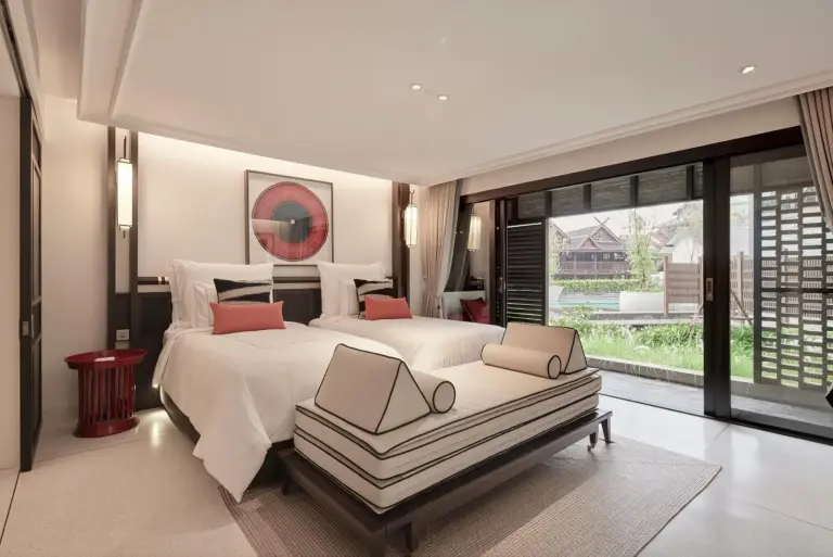 Chambre twin confortable à Aleenta Retreat Chiang Mai - The Leading Hotels of the World