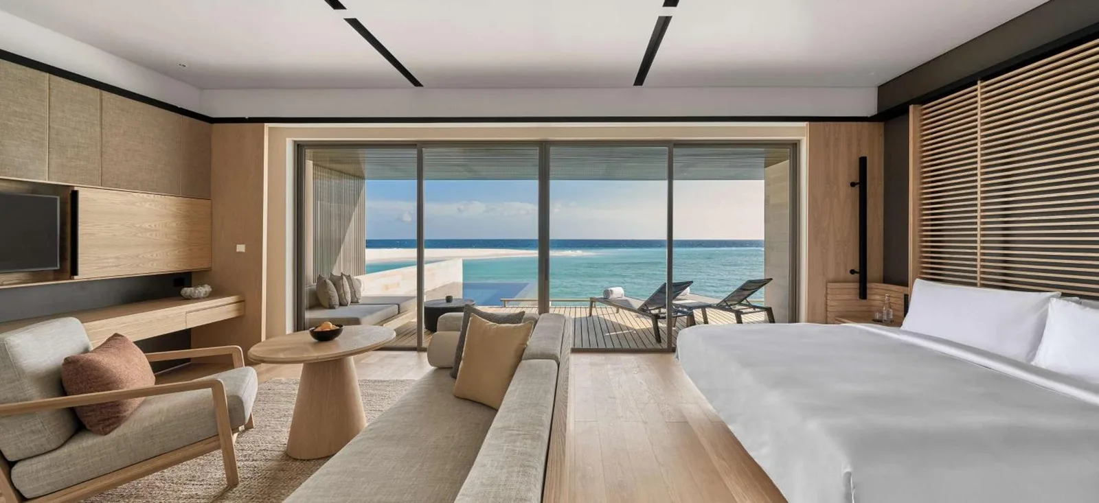 Interior view of villa at Alila Kothaifaru Maldives