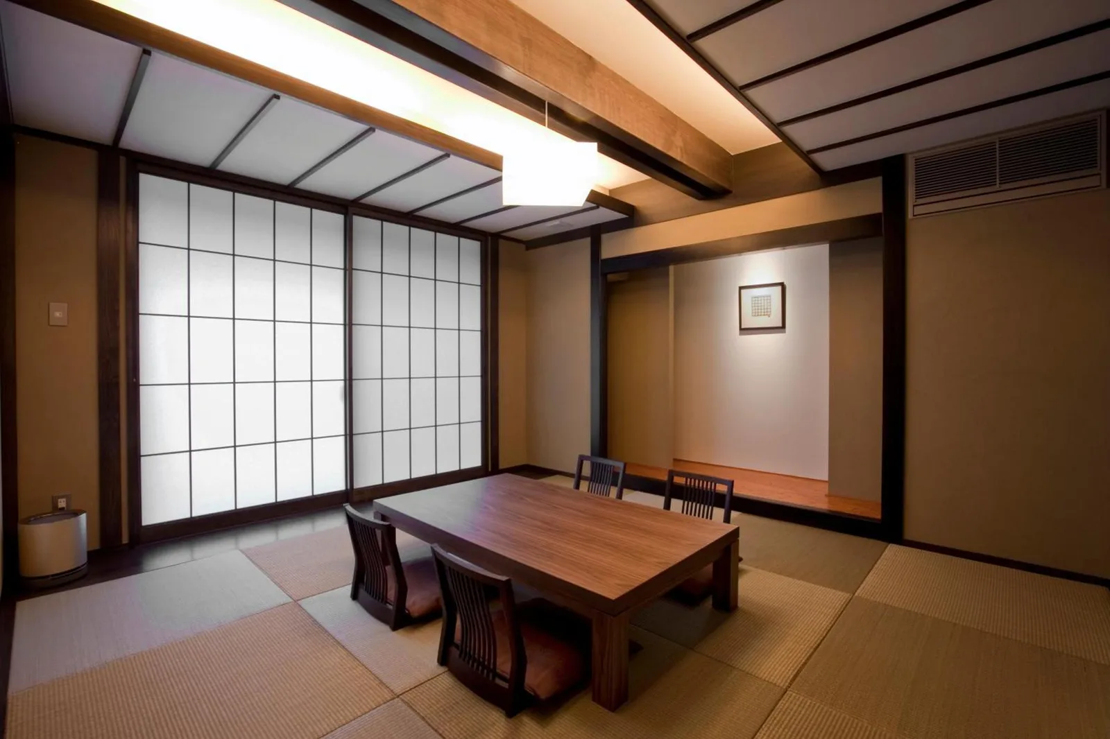 Habitación tradicional japonesa en AMANE resort GAHAMA en Beppu