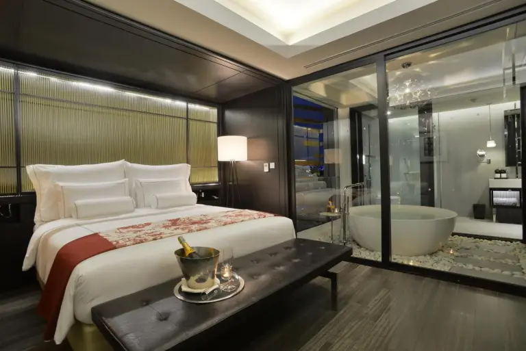 Luxury suite with bathtub at AMANOR Hotel Chiang Mai