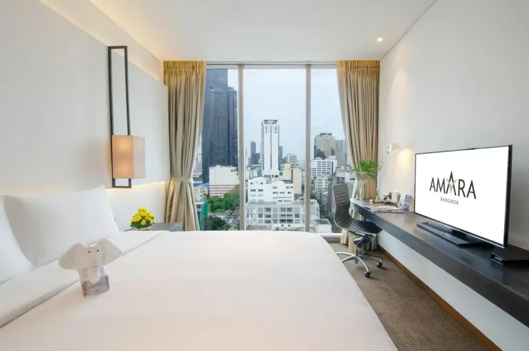 Chambre Twin élégante avec vue à Amara Bangkok Hotel