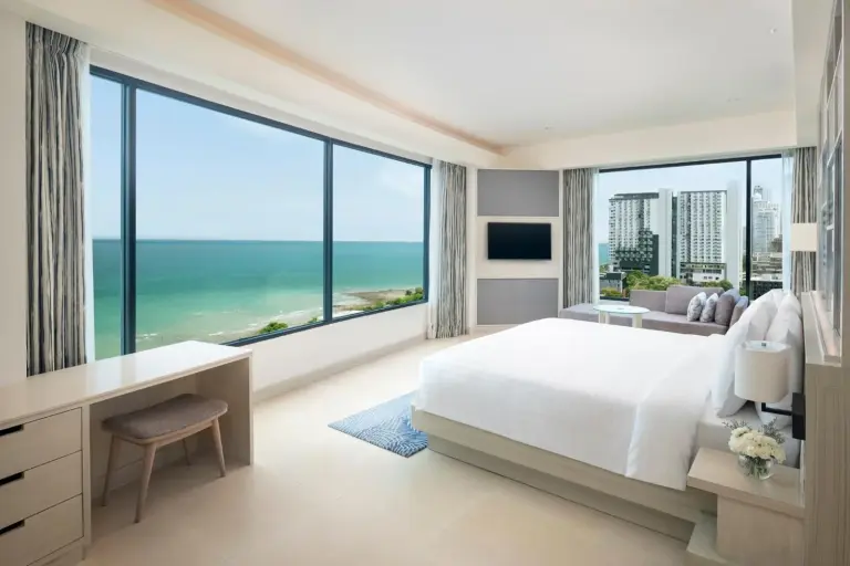 Sea view room at Amari Pattaya with modern decor