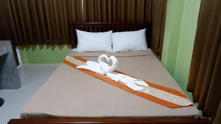Honeymoon arrangement in room at Amazon Resort, Surat Thani