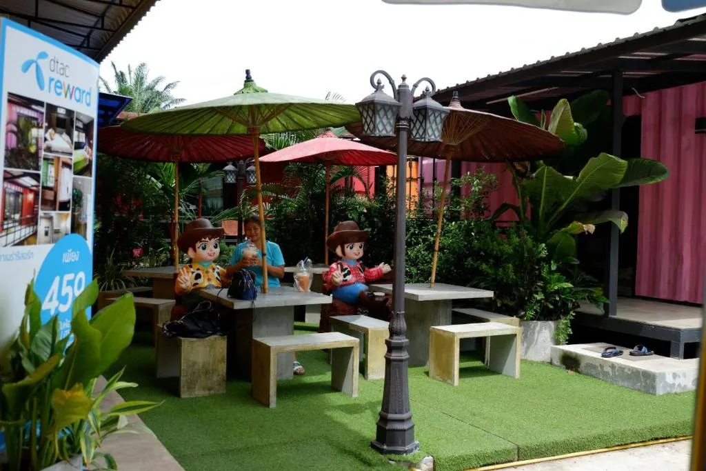 Charming outdoor seating area at Amazon Resort, Surat Thani