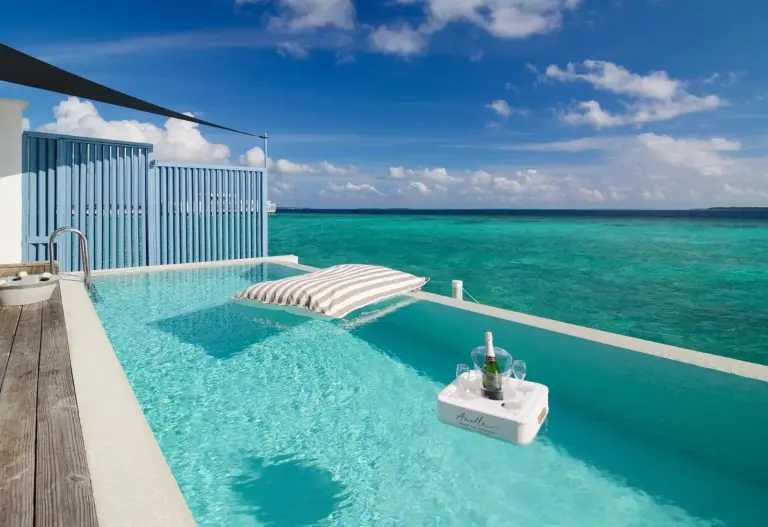 Pool with Champagne