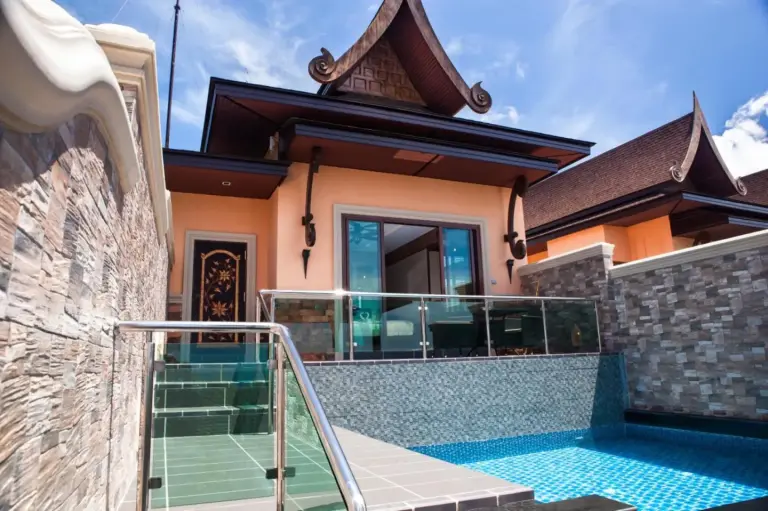 Exterior view of Ammatara Pura Pool Villa in Koh Samui