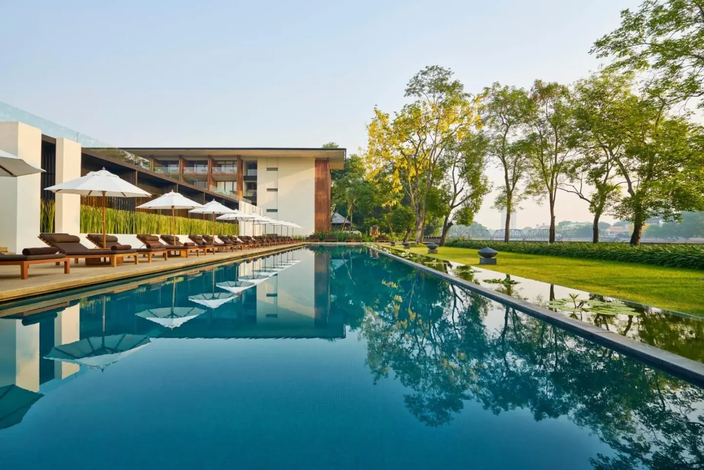 Anantara Chiang Mai Resort swimming pool view