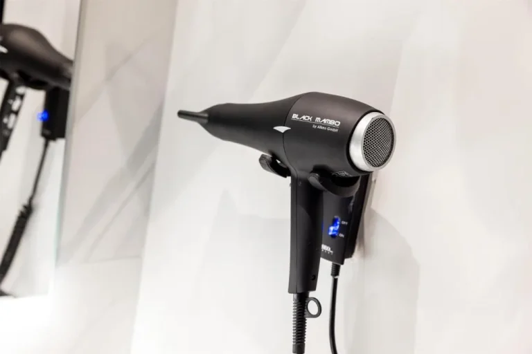 Anantara Plaza Nice Hotel hair dryer in bathroom