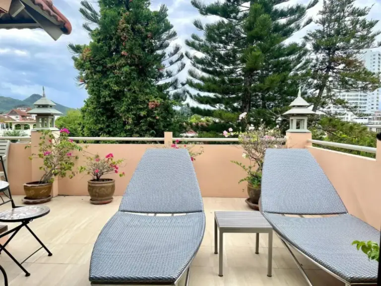 Anantasila Beach Resort Hua Hin terrace seating area