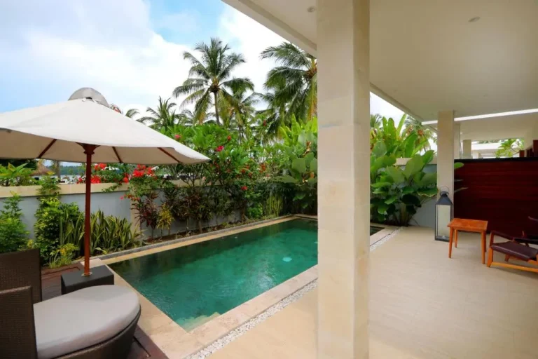 Beautiful garden path leading to Anema Wellness & Resort Gili Lombok