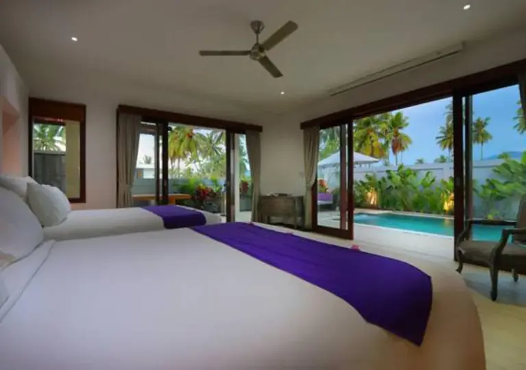 Double room at Anema Wellness Villa & Spa with comfortable beds