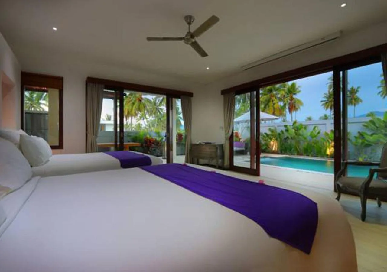 Double room at Anema Wellness Villa & Spa with comfortable beds