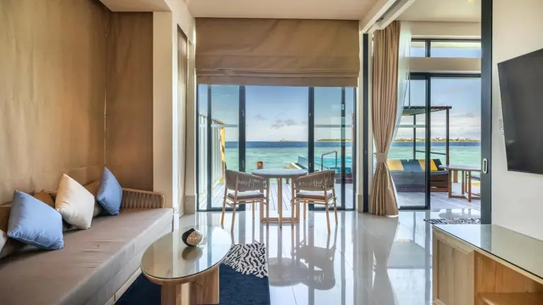 Cozy living area at Angsana Velavaru