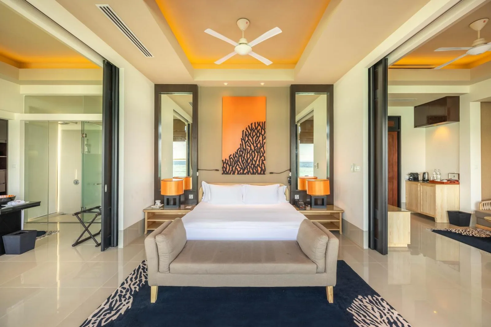 Luxurious villa interior at Angsana Velavaru