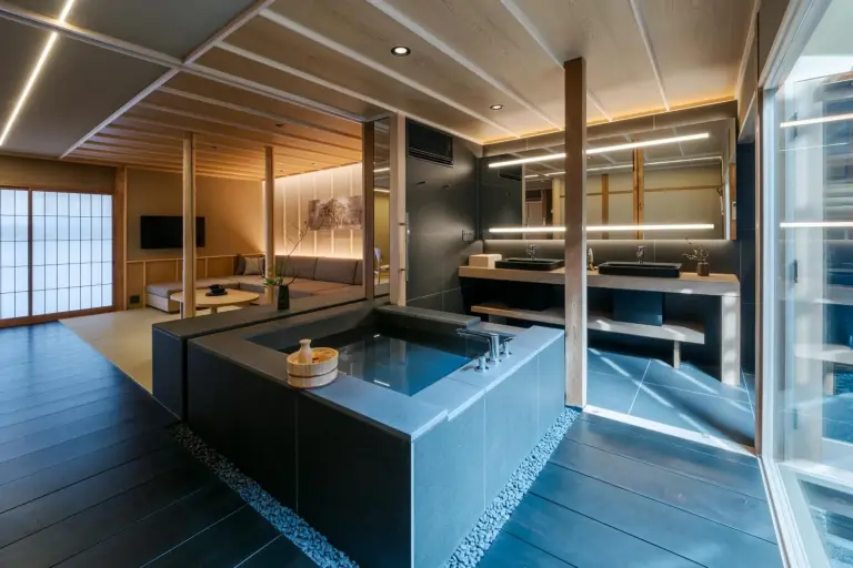Zona de spa en ANJIN Gosho Ebisugawa en Kyoto