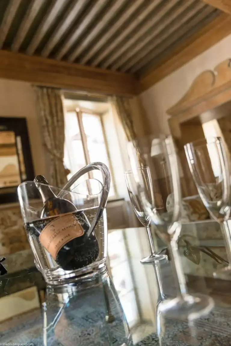Wine setup in Annecy Historical Center