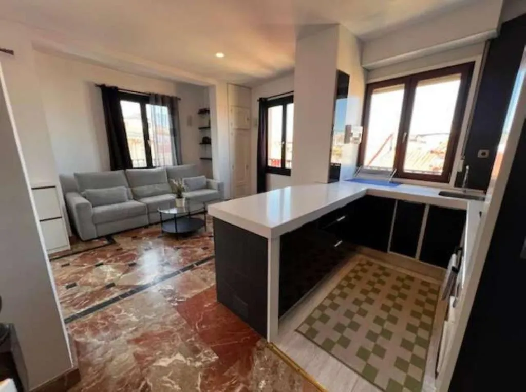 Modern living space in Apartamentos El Tiempo Madrid