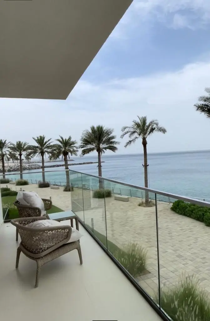 Balkonblick vom Address Hotel in Khor Fakkan