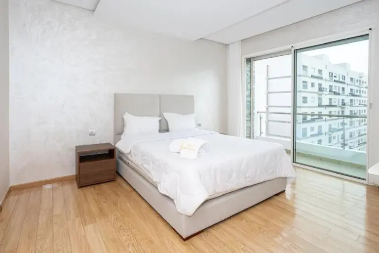 Comfortable bedroom at Appartement géant, Rabat