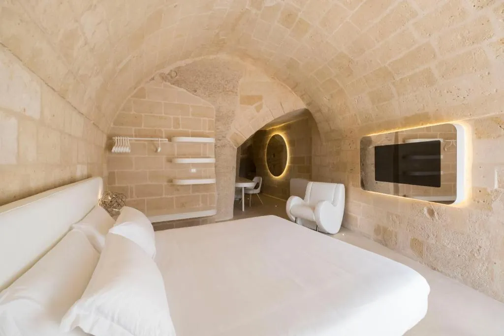 Cave suite at Aquatio Cave Luxury Hotel & SPA in Matera
