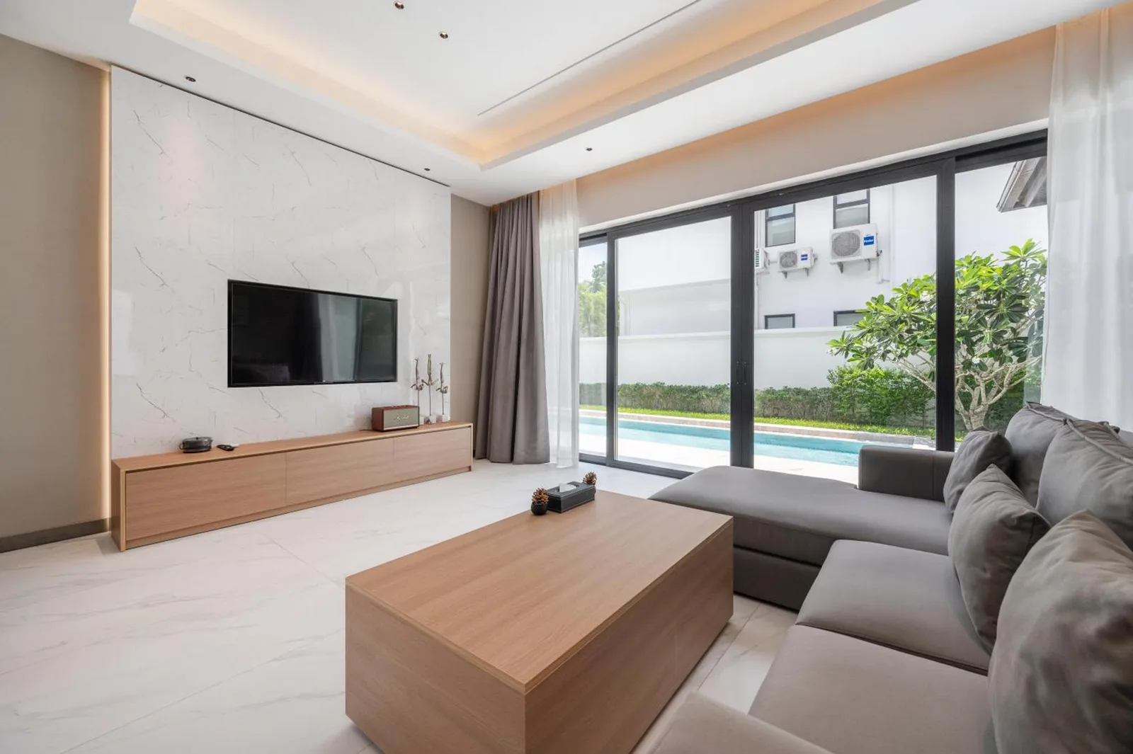 Wohnzimmer im Argo Pattaya Resort and Villas