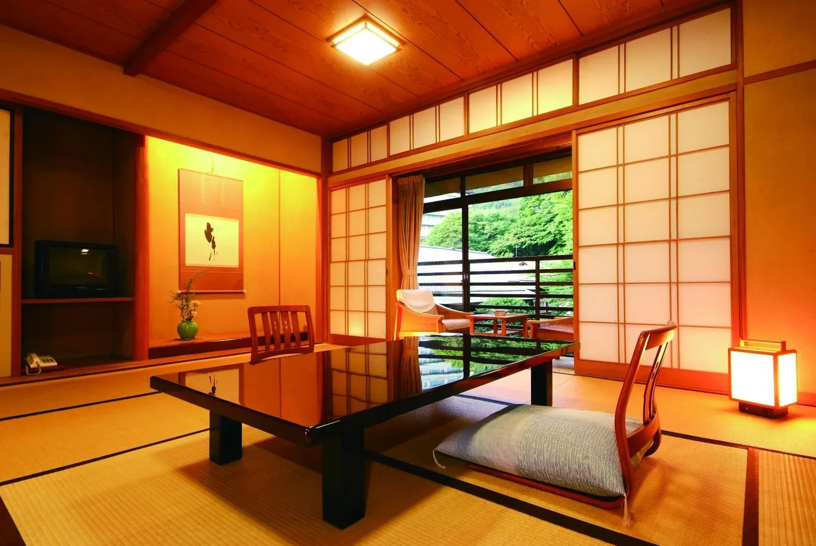 Habitación japonesa en Arima Onsen Gekkoen Yugetsusanso