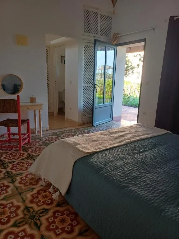 Artgana Lodge bright guest room with a view