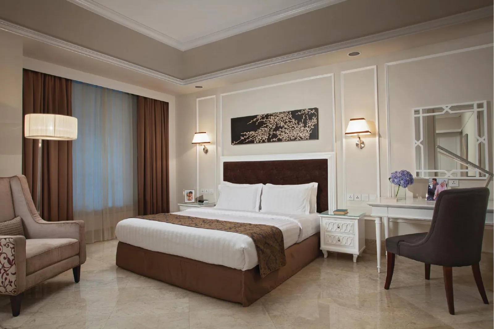 Ascott Jakarta Guest Room with TV
