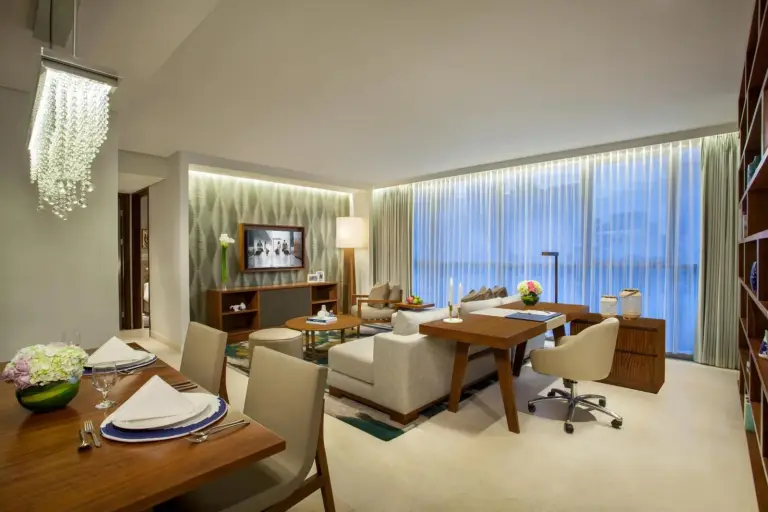 Zona de comedor de Ascott Sudirman Jakarta