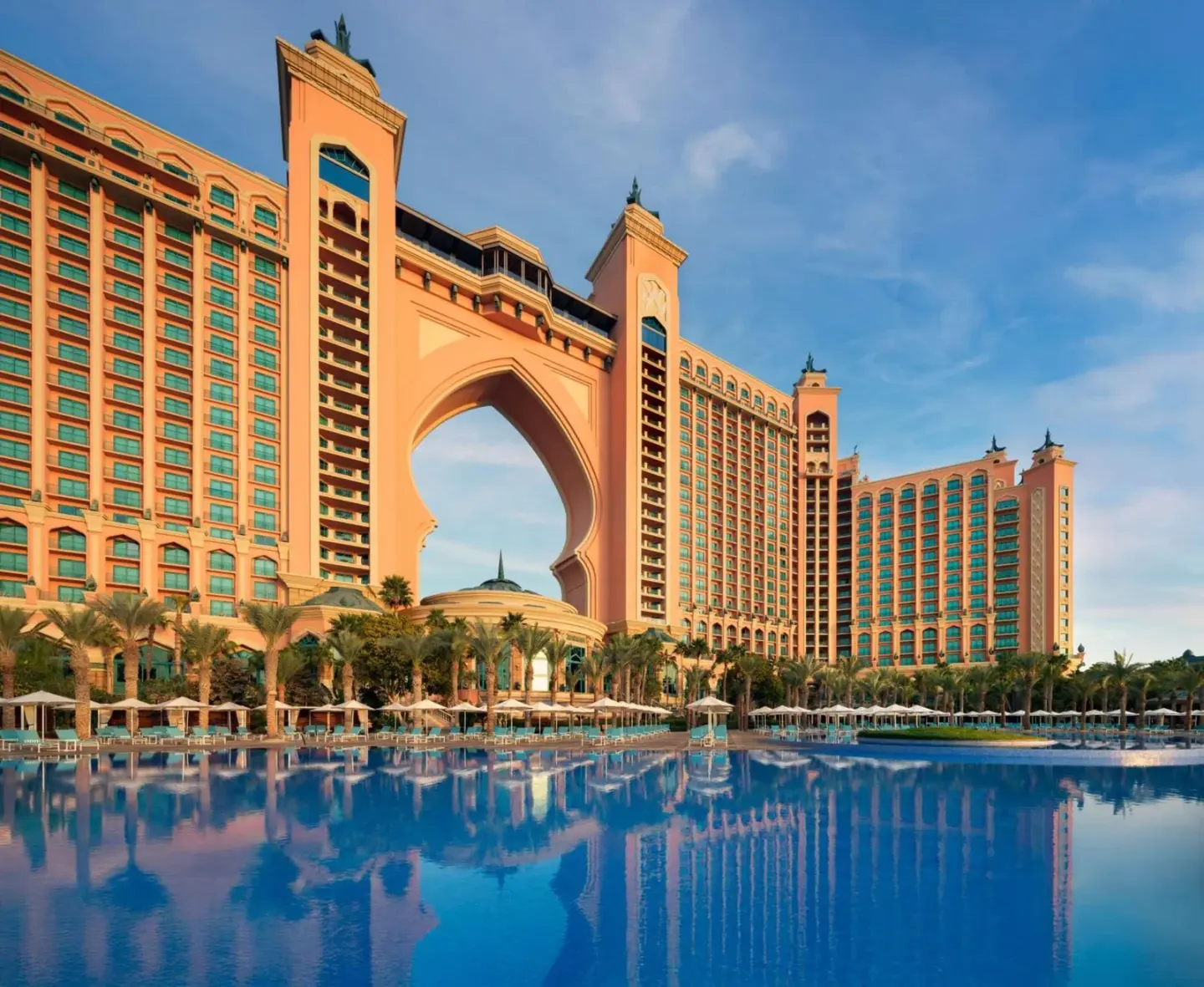 Schöner Poolbereich im Atlantis, The Palm, Dubai