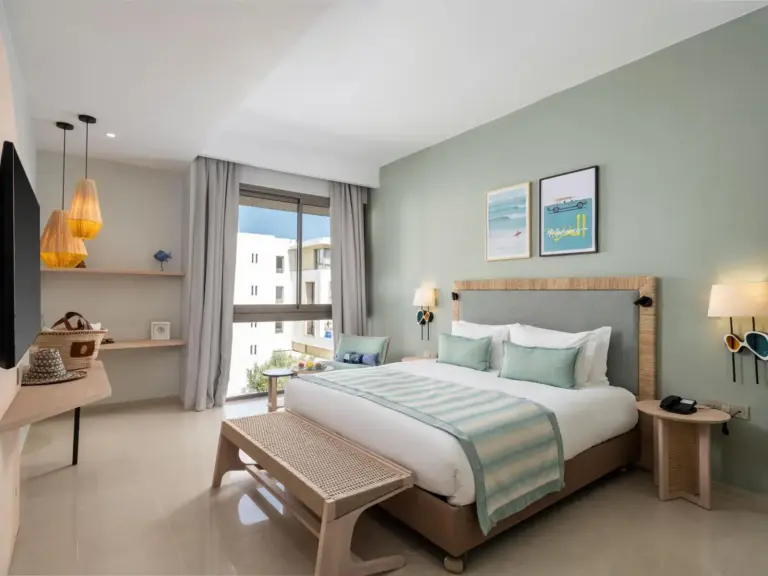 Spacious guest room at Atlas Essaouira Riad Resort