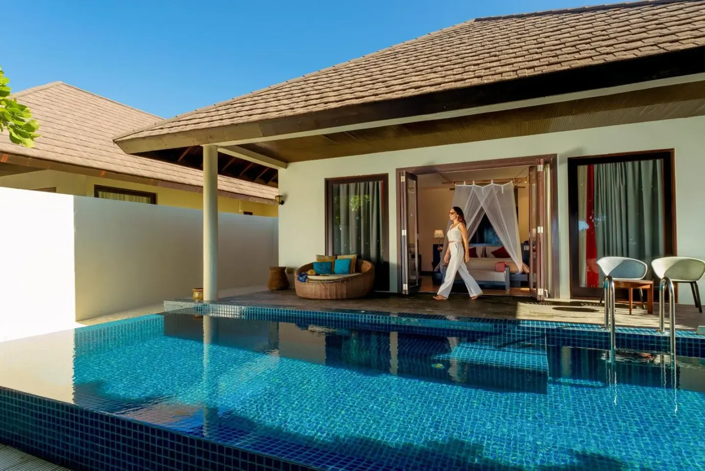 Villa mit privatem Pool im Atmosphere Kanifushi